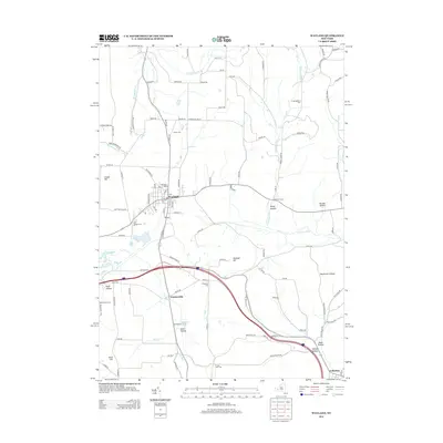 2013 Map of Wayland, 2013 Print