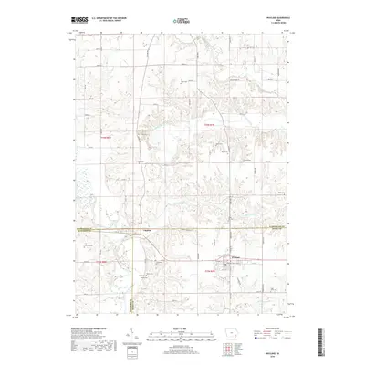 2018 Map of Wayland, 2018 Print