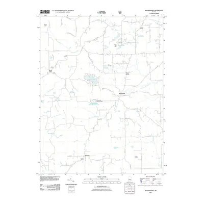 2011 Map of Waymansville, 2011 Print