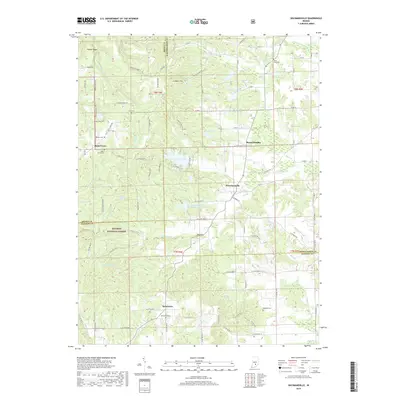 2019 Map of Waymansville, 2019 Print
