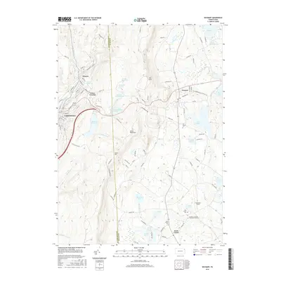 2016 Map of Waymart, 2016 Print
