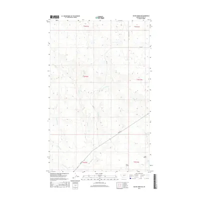 2017 Map of Wayne Creek NW, 2017 Print