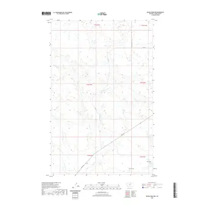 2020 Map of Wayne Creek NW, 2020 Print