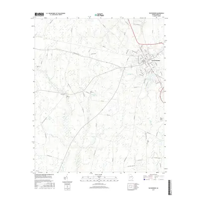 2017 Map of Waynesboro, 2017 Print