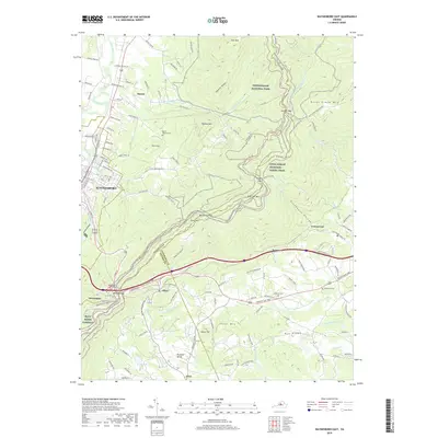 2019 Map of Waynesboro East, 2019 Print