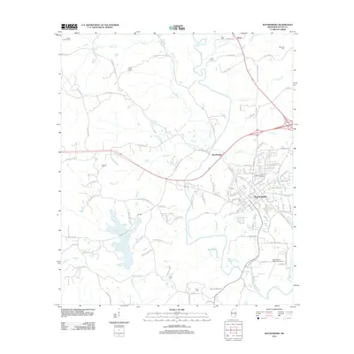 2012 Map of Waynesboro, 2012 Print