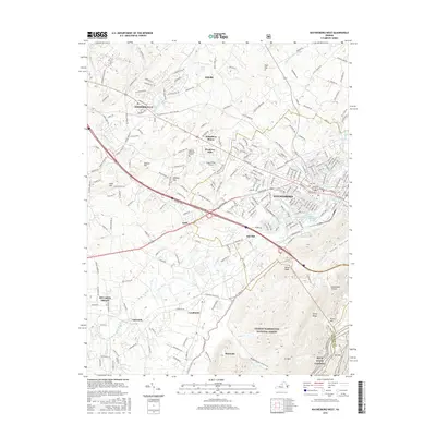 2016 Map of Waynesboro West, 2016 Print
