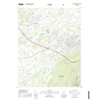 2019 Map of Waynesboro West, 2019 Print