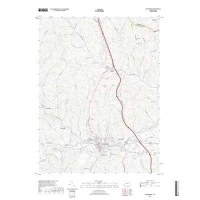 2019 Map of Waynesburg, 2019 Print