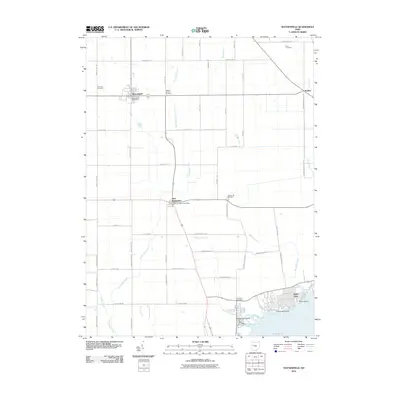 2010 Map of Waynesfield, 2010 Print