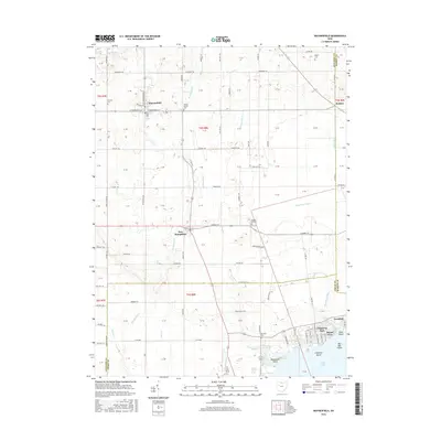 2016 Map of Waynesfield, 2016 Print