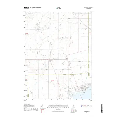 2019 Map of Waynesfield, 2019 Print