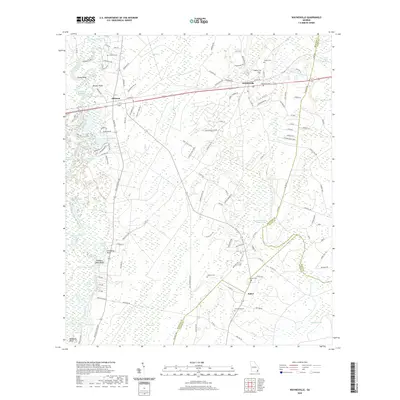 2020 Map of Waynesville, 2020 Print