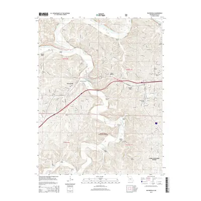 2015 Map of Waynesville, 2015 Print