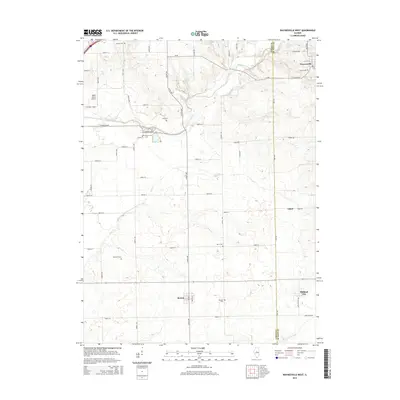 2015 Map of Waynesville West, 2015 Print