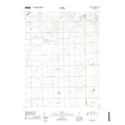 2018 Map of Waynesville West, 2018 Print