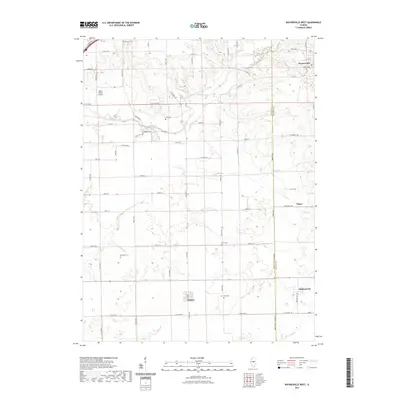 2021 Map of Waynesville West, 2021 Print