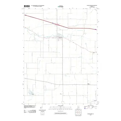 2010 Map of Waynetown, 2010 Print