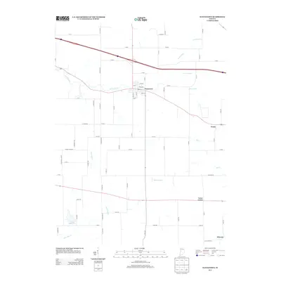 2013 Map of Waynetown, 2013 Print