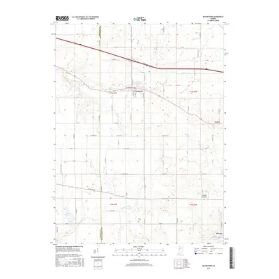 2016 Map of Waynetown, 2016 Print