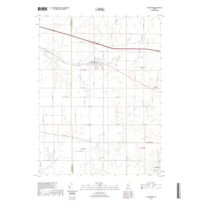 2019 Map of Waynetown, 2019 Print