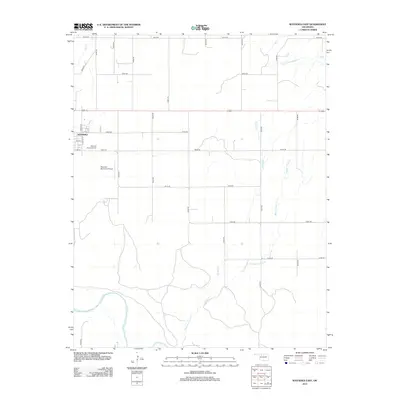 2012 Map of Waynoka East, 2012 Print