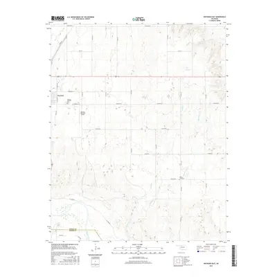 2016 Map of Waynoka East, 2016 Print