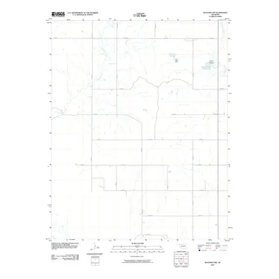 2010 Map of Waynoka NW, 2010 Print