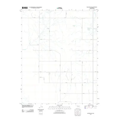 2012 Map of Waynoka NW, 2012 Print