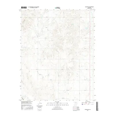 2016 Map of Waynoka NW, 2016 Print