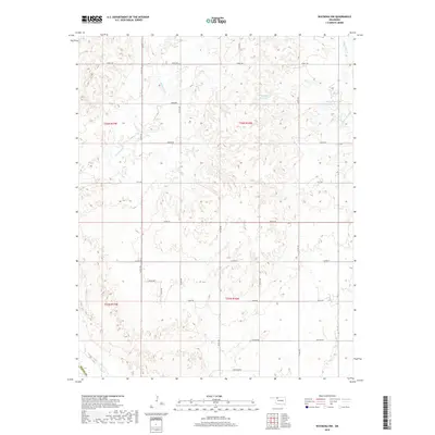2018 Map of Waynoka NW, 2018 Print