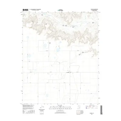 2016 Map of Wayside, 2016 Print