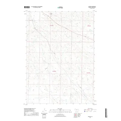 2017 Map of Wayside, 2017 Print
