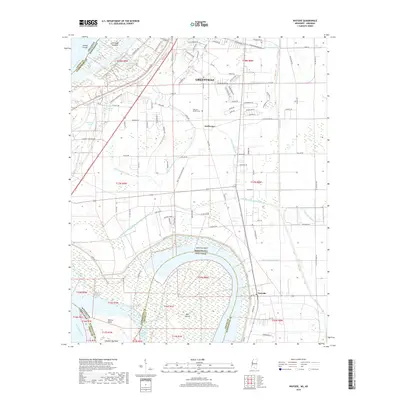 2018 Map of Wayside, 2018 Print
