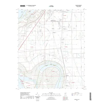 2020 Map of Wayside, 2020 Print