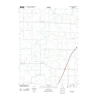 2012 Map of Weatherby, 2012 Print