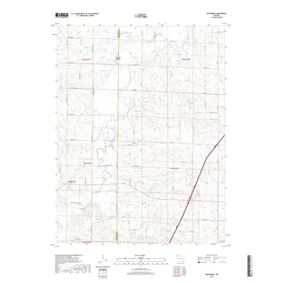 2017 Map of Weatherby, 2017 Print