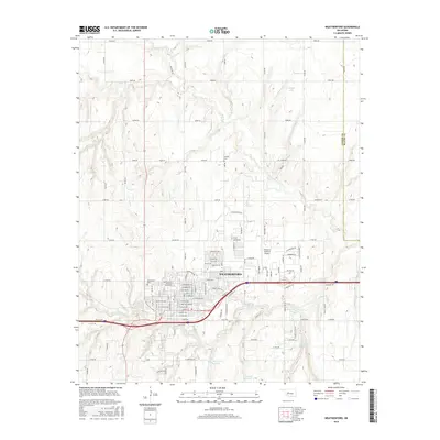 2016 Map of Weatherford, 2016 Print