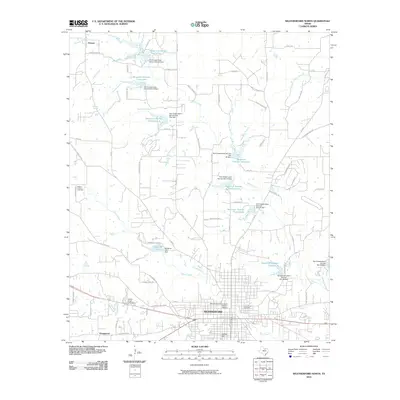 2010 Map of Weatherford North, 2010 Print