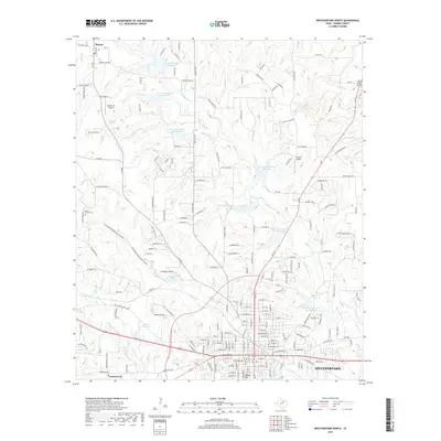 2019 Map of Weatherford North, 2019 Print