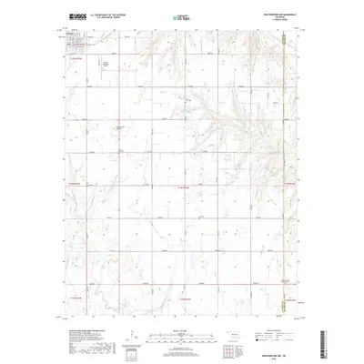 2018 Map of Weatherford NW, 2018 Print