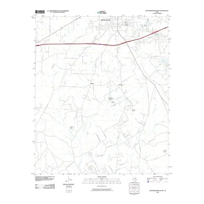 2010 Map of Weatherford South, 2010 Print