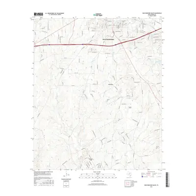 2016 Map of Weatherford South, 2016 Print