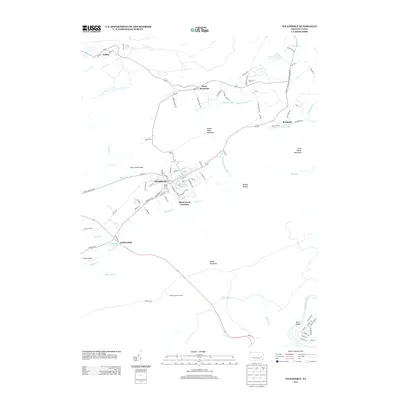 2013 Map of Weatherly, 2013 Print