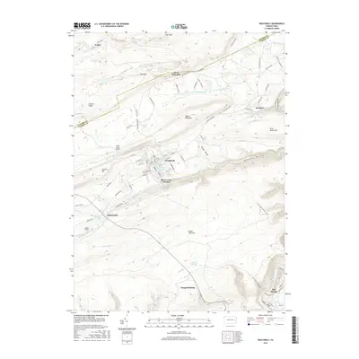 2016 Map of Weatherly, 2016 Print