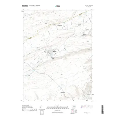 2019 Map of Weatherly, 2019 Print