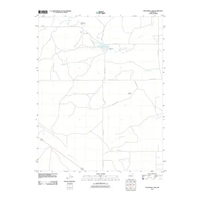 2010 Map of Weatherly Lake, 2010 Print