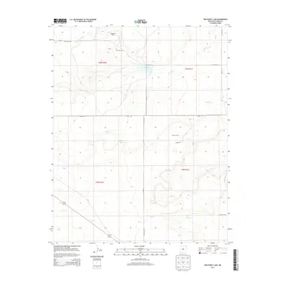 2013 Map of Weatherly Lake, 2013 Print