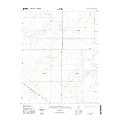 2017 Map of Weatherly Lake, 2017 Print