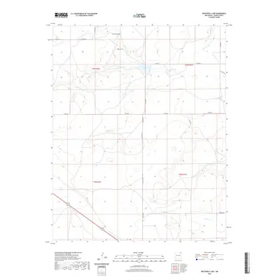 2020 Map of Weatherly Lake, 2020 Print